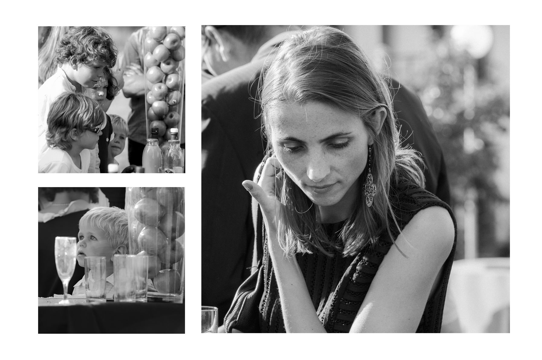 images de mariage, cérémonie civile en noir et blanc à Toulouse, haute garonne
